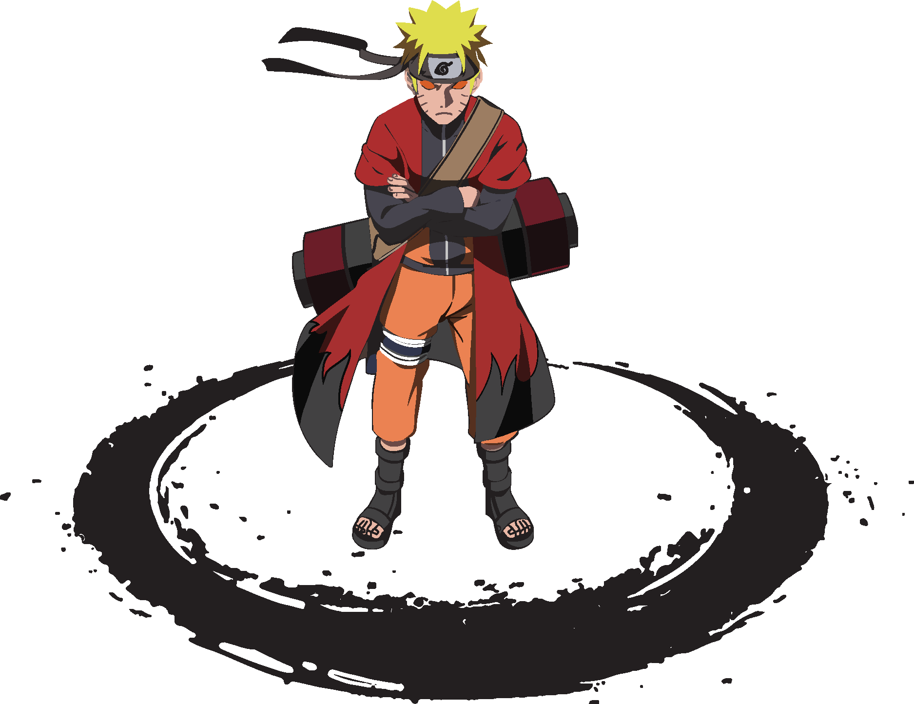 Naruto Sage Mode Logo Vector Logo